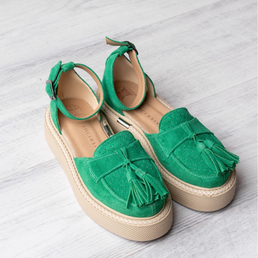     Pantofi - Augustino - Green